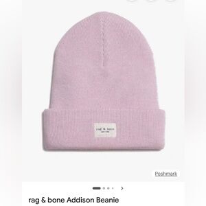Rag & Bone  Light Pink Addison Beanie